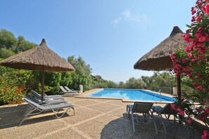 Pool - Perxa - large house with private pool in Petra (Petra)