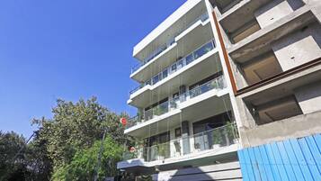 Majoituspaikan julkisivu