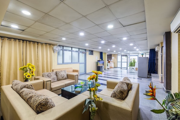 Sala de estar en el lobby