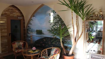 Lobby sitting area