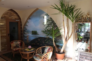 Lobby sitting area