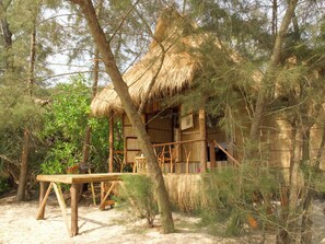 Façana frontal de l'allotjament