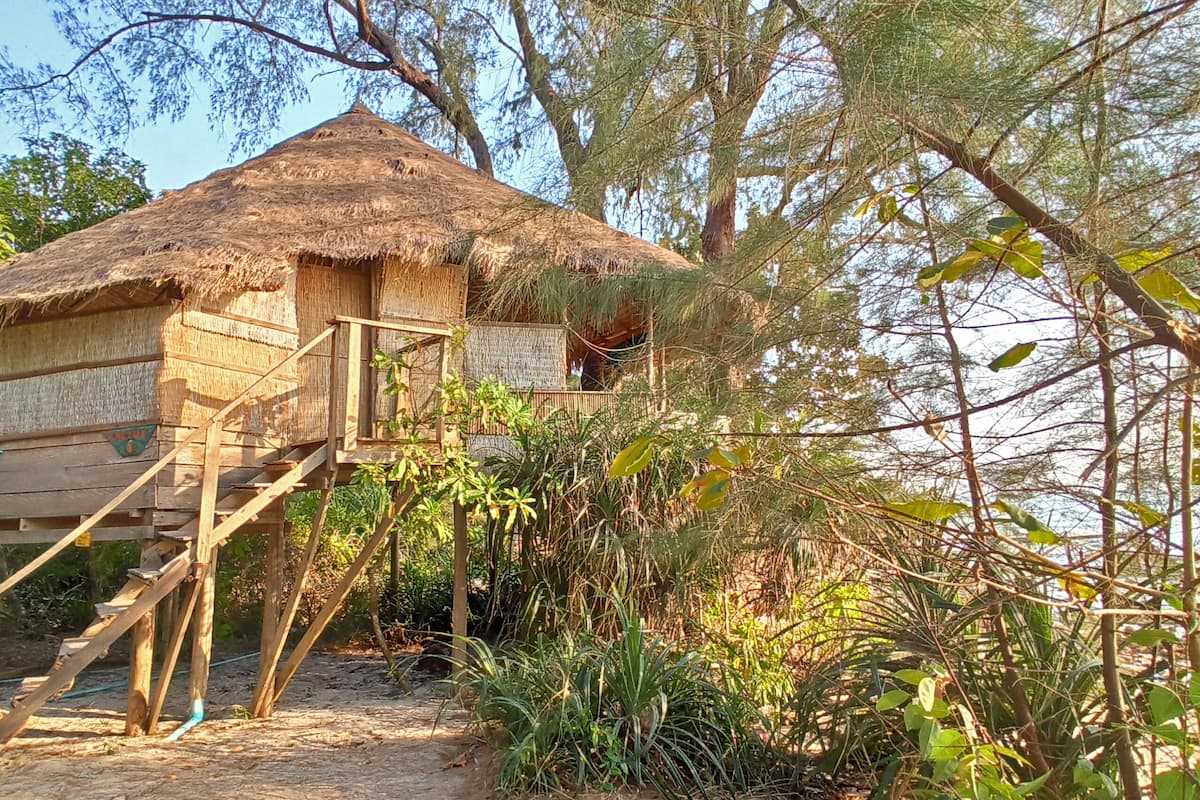 Deluxe-Bungalow, Balkon, Meerblick