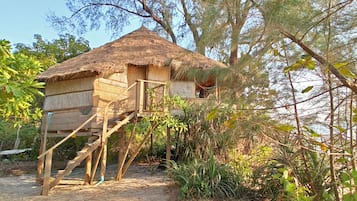 Deluxe bungalow, balkon, uitzicht op zee