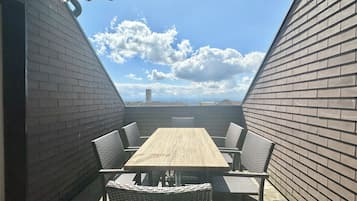 Gruppen Apartment 6 Personen | Teras/patio
