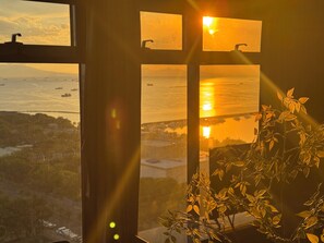 家庭公寓式客房, 海景 | 起居区