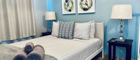 1 bedroom, iron/ironing board, free WiFi, bed sheets