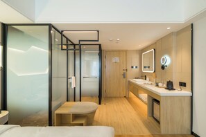 Superior dubbelrum - utsikt mot staden | Sängtillbehör av högsta kvalitet, duntäcken och bäddmadrasser