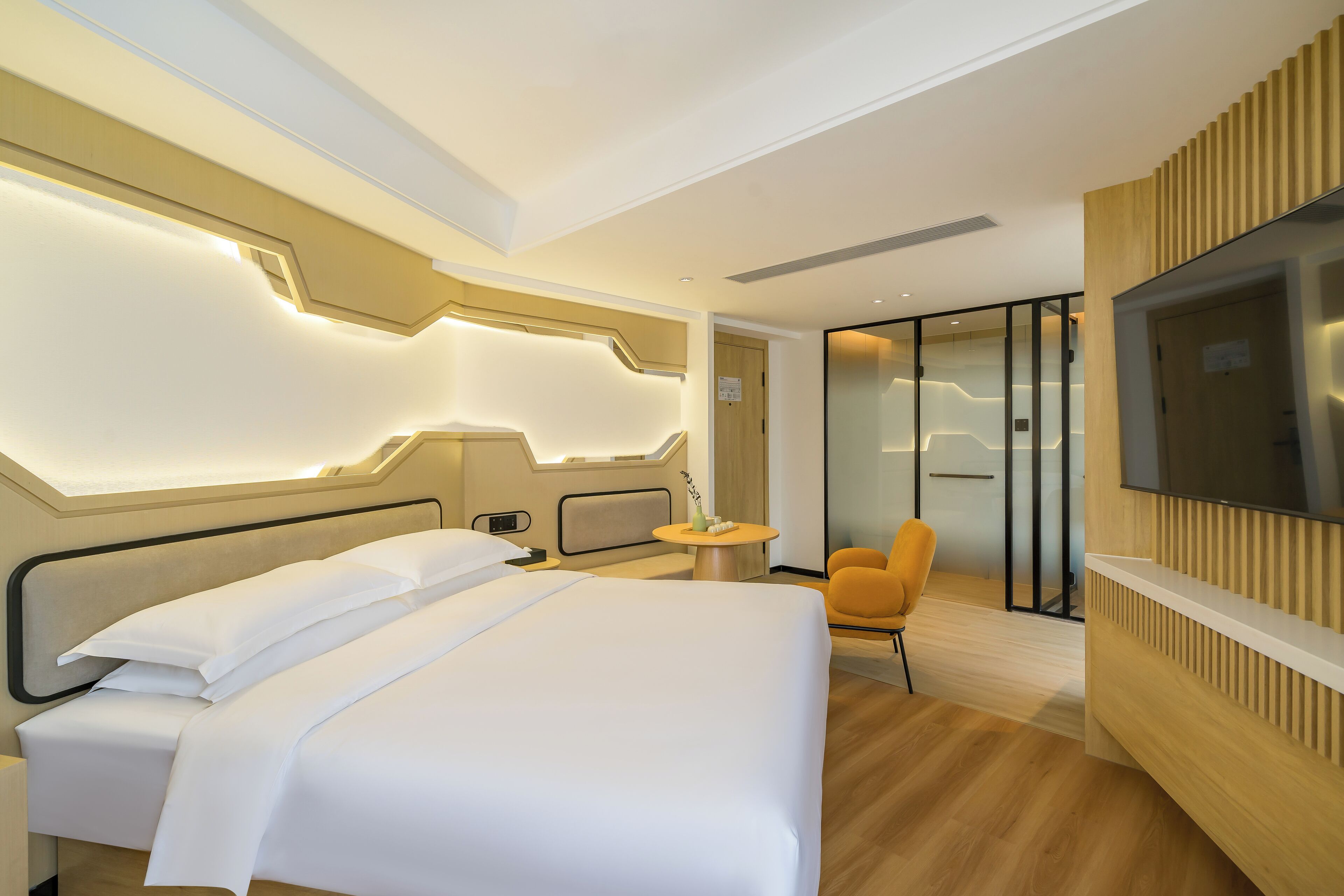 Comfort-Einzelzimmer, Haustiere nicht gestattet, Stadtblick | Hochwertige Bettwaren, Daunenbettdecken, Pillowtop-Betten