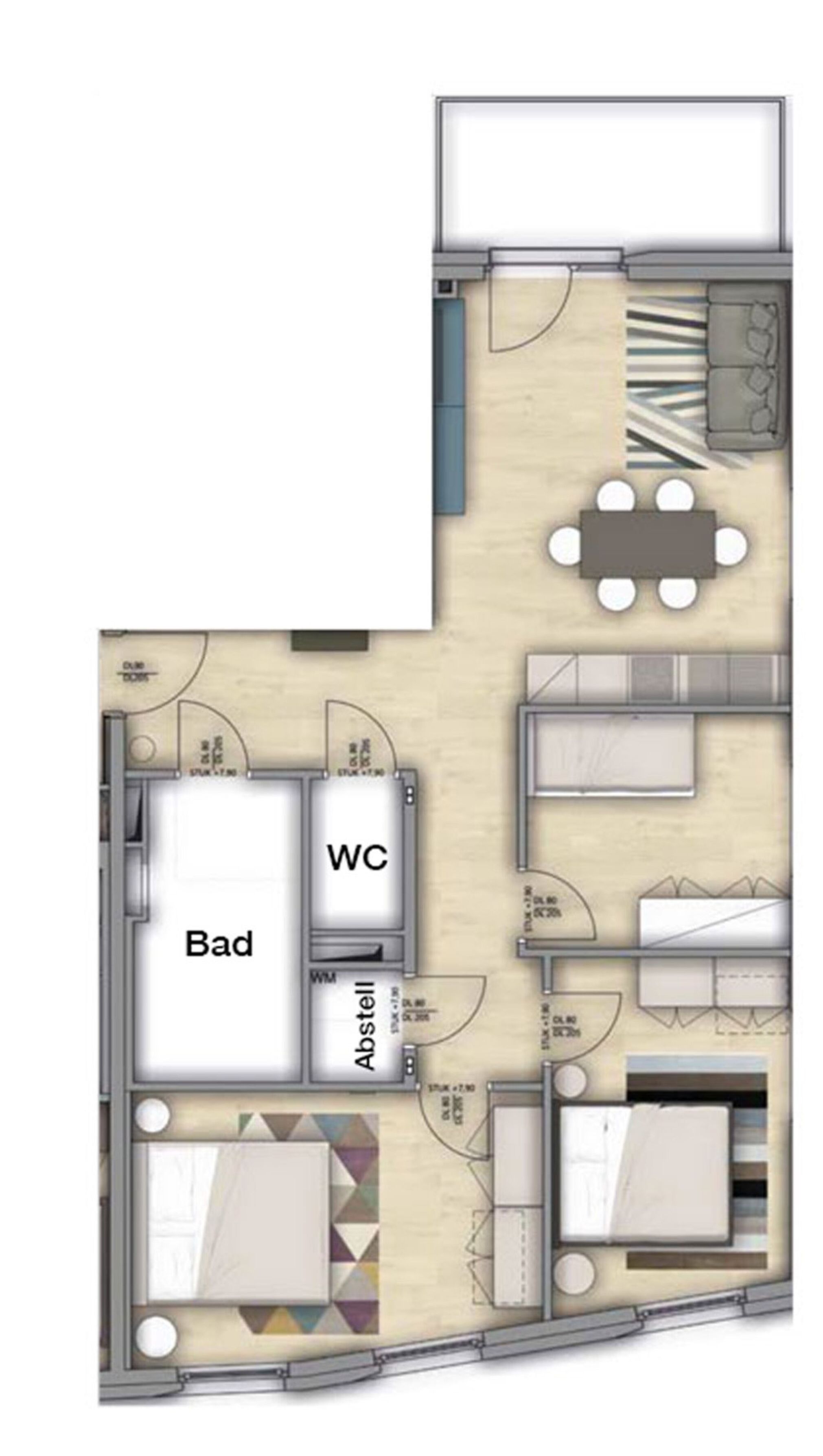 อพาร์ทเมนท์ | ผังชั้นอาคาร