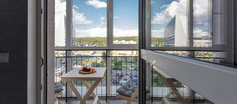 다나 몰 근처의 밝은 아파트먼트