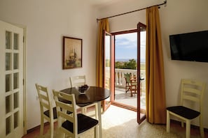 Dining - Two Bedroom Villa with Sea View, Kaminia Holiday Homes (Santorini)