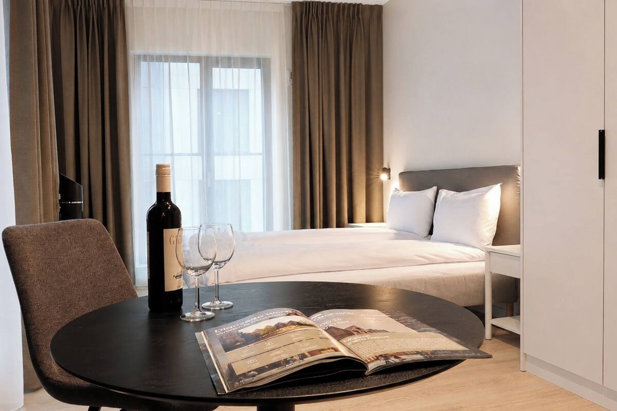 Appartamento Comfort, 2 camere da letto | Ferro/asse da stiro, Wi-Fi gratuito, lenzuola