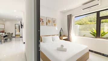 6 habitaciones, tabla de planchar con plancha y wifi gratis