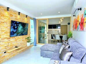 Villa, 3 Bedrooms, Accessible, Smoking | Living room - Lux Sila Pool Villa 3 Bedrooms 4 Beds (Koh Samui)