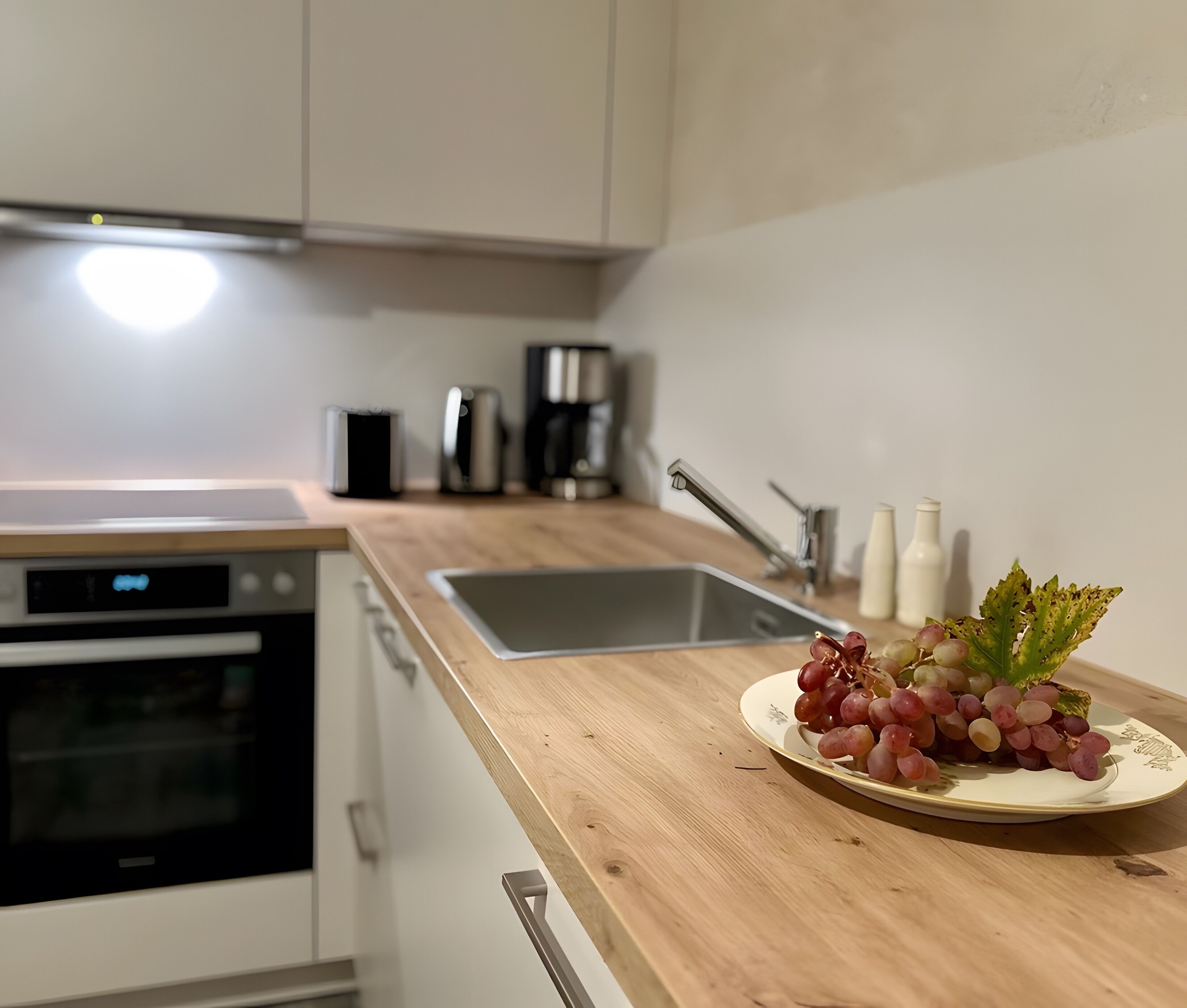 Refrigerador, horno, placa de cocina, lavavajillas