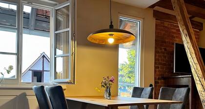 Apartment 'Klein' mit Gemeinschaftsgarten und WLAN