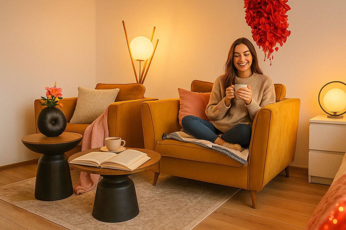 Deluxe Studio, 1 Bedroom | Living area