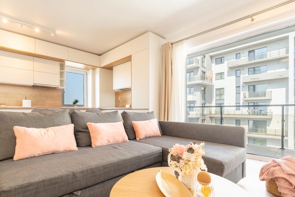 Deluxe Apartment, 1 King Bed with Sofa bed, Balcony, Mountain View | Living area | 125-cm flat-screen TV with cable channels, Netflix, streaming services