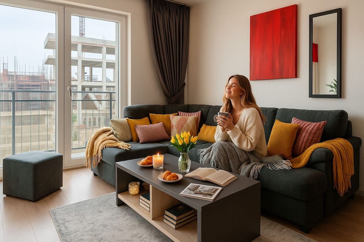 Deluxe Apartment, 1 Bedroom, Mountain View | View from room