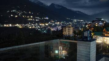 Udsigt fra overnatningsstedet