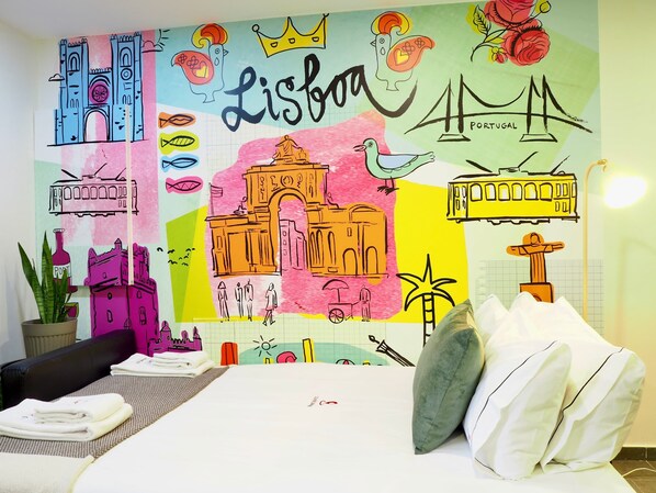 1 bedroom, iron/ironing board, travel crib, WiFi