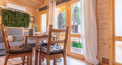 Wooden bungalow Oslo, 600 m from the beach