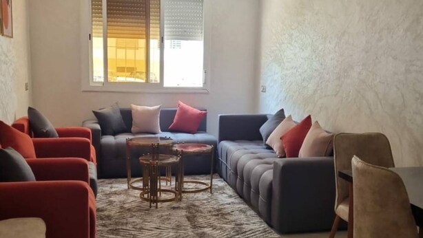Apartment, 2 Bedrooms, Smoking, City View | Living room - Cozy Agadir Apartment With 24 7 Security (Agadir)