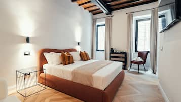 Deluxe-Dreibettzimmer | Hochwertige Bettwaren, Daunenbettdecken