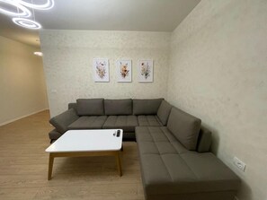 Appartamento Superior, vista città | Area soggiorno