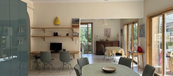 Luxurious double apartment with 100m2 terrace 5 min from Aubenas town center