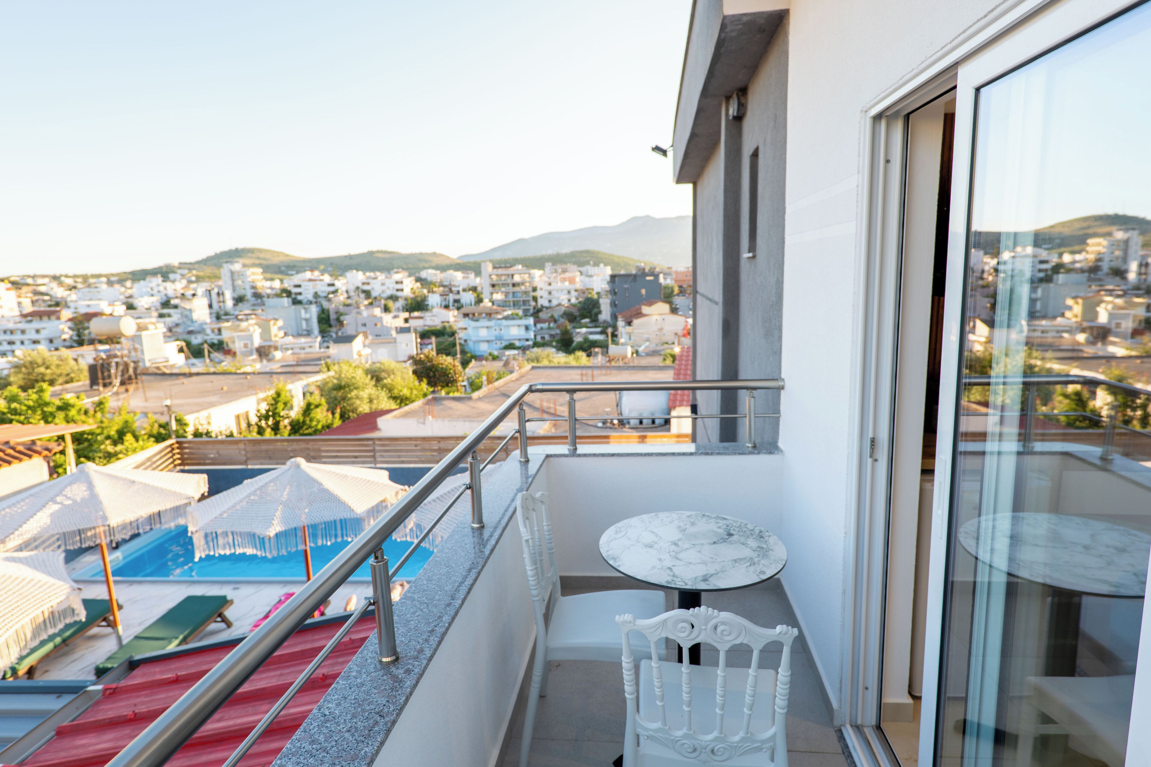 Chambre Double Supérieure, balcon, vue ville | Vue depuis le balcon