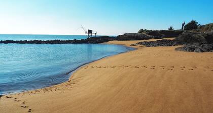 Maison familiale pour 8 pers - 400m de la plage