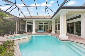 Una piscina climatizada
