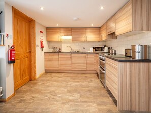 Microwave, oven, dishwasher, high chair