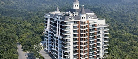 Voorkant van accommodatie