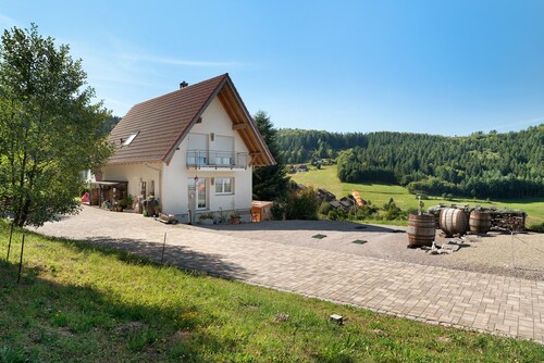 Appartement 'Weitblick' avec vue sur la montagne et Wi-Fi