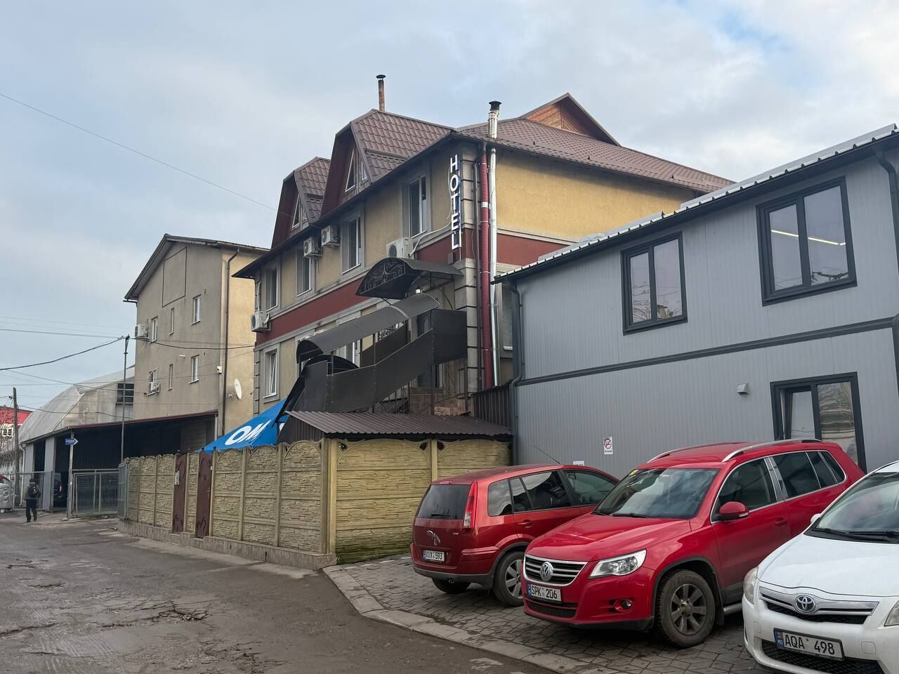 Fassade der Unterkunft