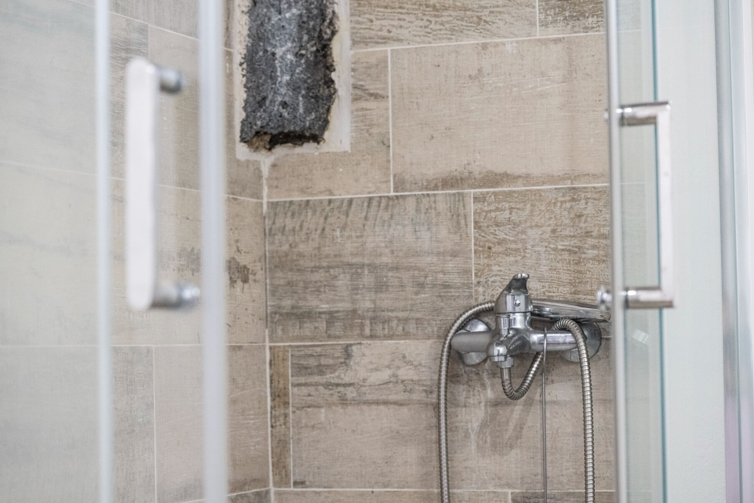Shower, towels