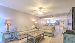TV - Ram Sea 111 is a Stunning Gold 3 bedroom 2 bath Gulf Front Condo (N. Redington Beach)