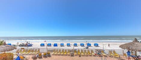 Een verwarmd zwembad