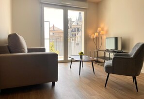 Huoneisto, 2 makuuhuonetta | Oleskelualue