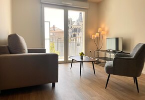 Apartamento, 2 habitaciones | Zona de estar