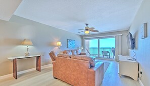 TV - Ram Sea 412 is a Gold Tier 3-bedroom 2 bath Gulf Front Condo (N. Redington Beach)
