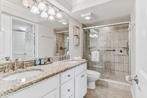 Shower, towels