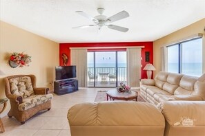 TV - Sand Dollar 411 is a Silver Tier 2 - bedroom 2 bath Gulf Front Condo (Indian Shores)