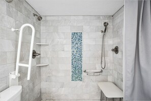 Shower, towels