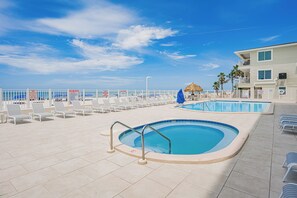 A heated pool - Sand Dollar 506 is a 2 - bedroom 2 bath Gulf Front Condo at a Great Price! (Indian Shores)