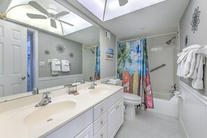 Shower, towels
