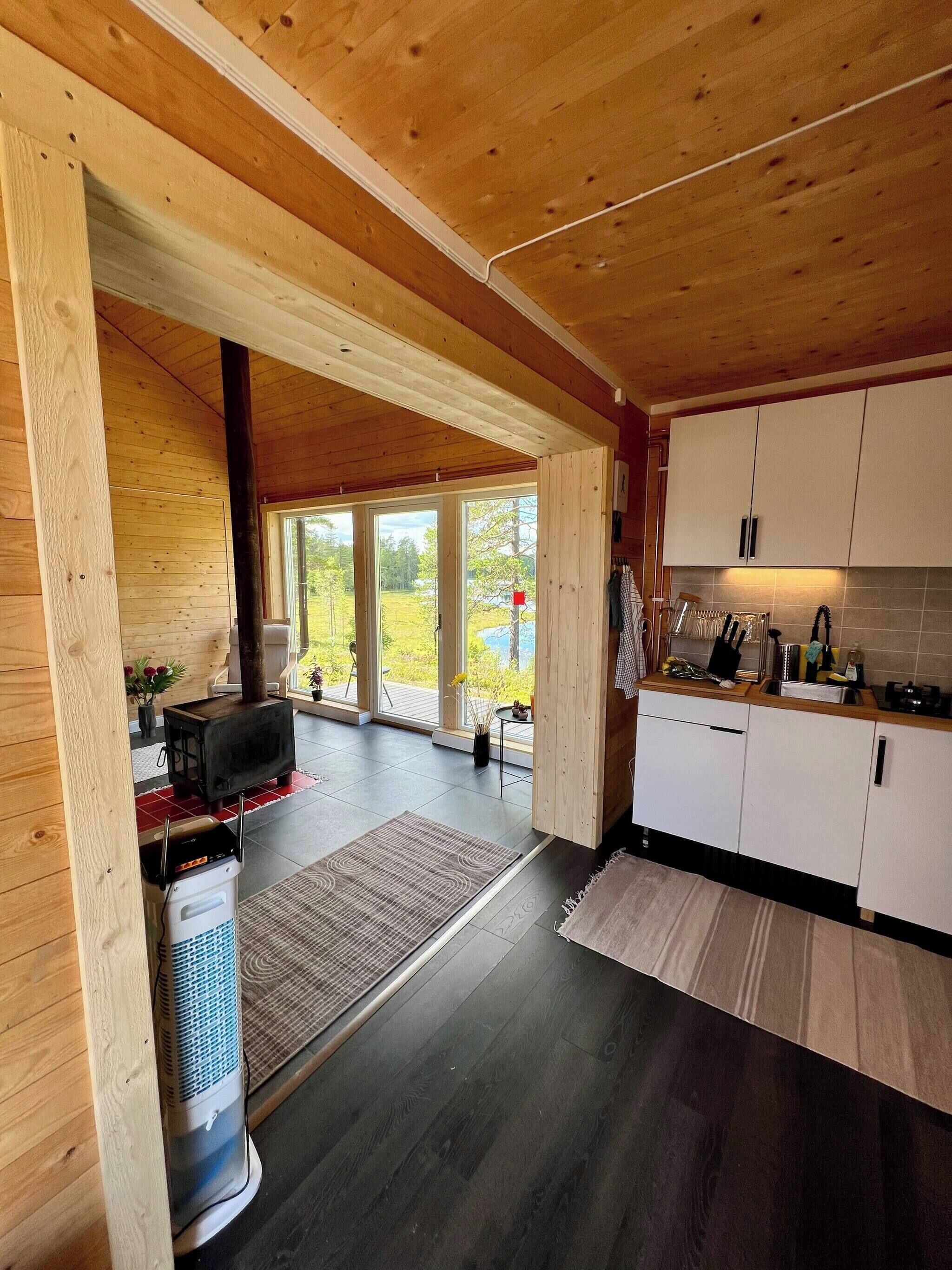 Cabin, 1 Bedroom, Accessible, Balcony | Private kitchen